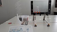 Versuchsaufbau mit dem geowindow