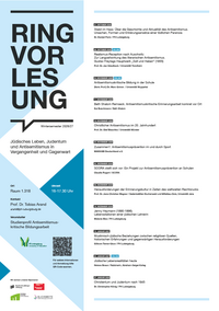 Plakat Ringvorlesung