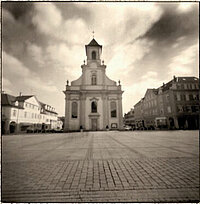 Aufnahme von Ludwigsburg mit der Camera obscura