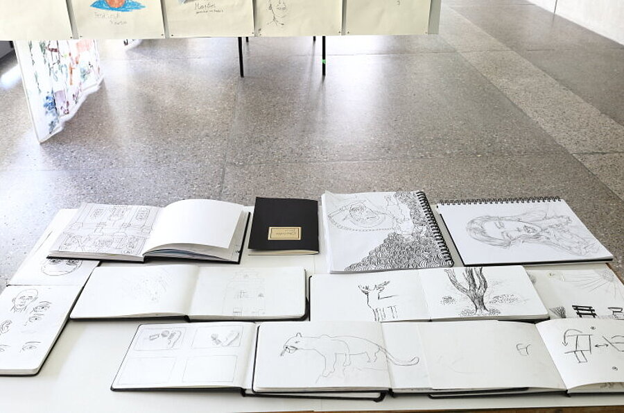 Blick in die Ausstellung