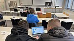 Schüler in einem Seimnarangebot des Studieninfotags