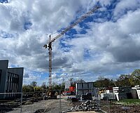 Baustelle auf dem Gelände der PH Ludwigsburg
