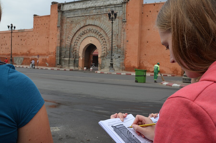 Marrakesch - Stadttor Bab Agnou 