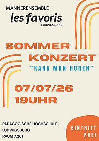 Plakat zum Konzert