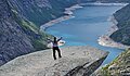 Emily Zander mit dem Bild "Trolltunga" (UiT, Norwegen)