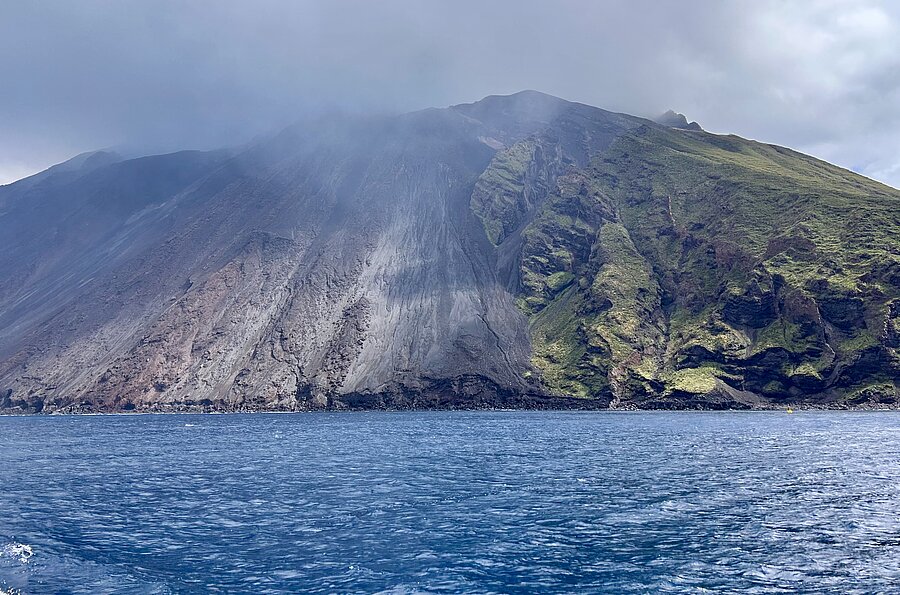 Der Stromboli, Liparische Inseln vor Sizilien