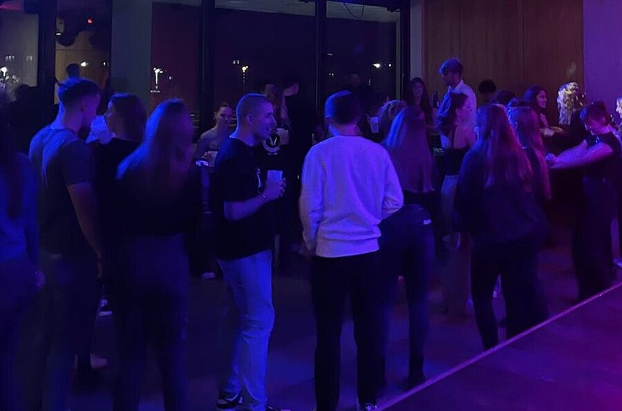 Impressionen Abschlussparty am Abend
