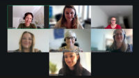 Teilnehmende des BW Kickoff-Treffens in einem Meeting