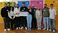 Studierende bei der F&X-Preisverleihung