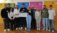 Studierende bei der F&X-Preisverleihung