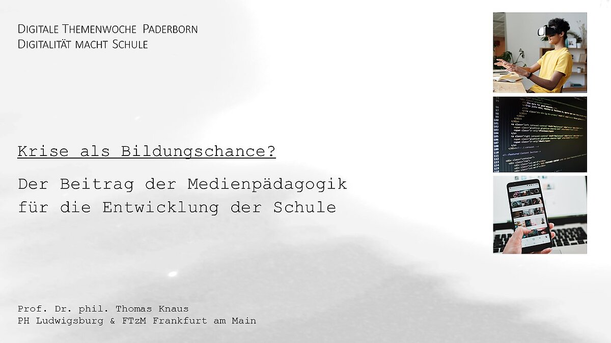 Der Beitrag der Medienpädagogik zur Schulentwicklung | PH Ludwigsburg