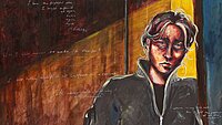 Titelbild der Ausstellung mit Figur