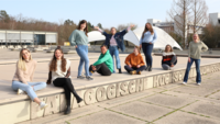Studierende auf dem Campus PH