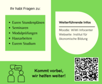 Flyer zur Studienberatung Wirtschaft
