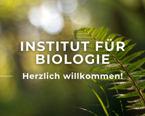 Begr&uuml;&szlig;ungstext "Herzlich willkommen!" auf gr&uuml;nem Hintergrund