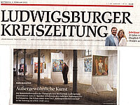 Titelblatt der Ludwigsburger Kreiszeitung vom 02.02.2022