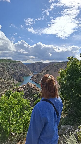 Melina Haar mit dem Bild "Zrmanja Canyon Kroatien- Ein Winnetou Drehort" (Osijek, Kroatien)
