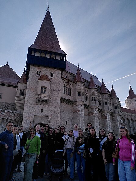 Die Gruppe in Hunedoara