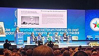 Podiumsdiskussion bei der Eröffnung des 5th ISA Forum in Rabat
