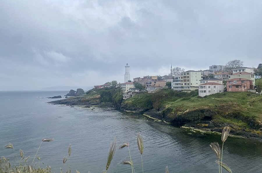 Lena Baun mit dem Bild "Rumelifeneri" (Auslandssemester an der Bogazici Üniversites, Türkei)