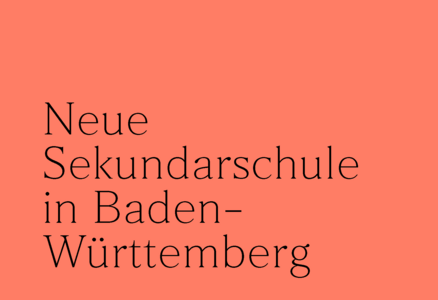 Titelseite der 3. Publiktion "Neue Sekundarschule"