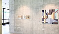 Blick in die Ausstellung in der Studiengalerie mit Werken von Goda Plaum