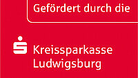 Logo: Gefördert durch die Kreissparkasse Ludwigsburg