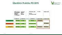 &Uuml;bersicht der zu absolvierenden Praktika im Bachelor- und Masterstudium an der PH Ludwigsburg