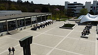 Campus der PH Ludwigsburg aus der Vogelperspektive