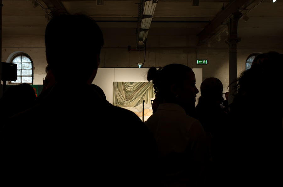 Ausstellungsansicht bei der Venissage