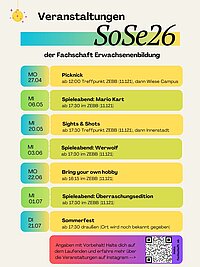 Veranstaltungskalender SoSe26