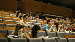 Auditorium with students