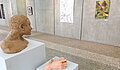 Blick in die Ausstellung in der Studiengalerie mit Werken der Studierenden