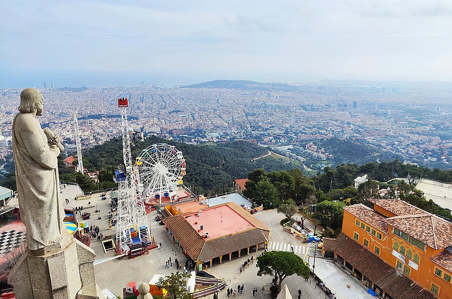 Sarah Oberleiter mit dem Bild "Tibidabo Barcelona" (Barcelona, Spanien)
