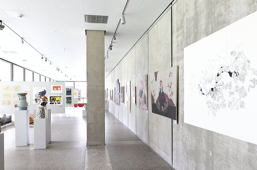 Blick in die Ausstellung
