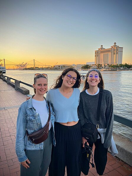 Lousia Kurtz mit dem Bild "Oster-Wochenende in Georgia mit Freunden und jeder Menge guter Stimmung" (WCU, USA)