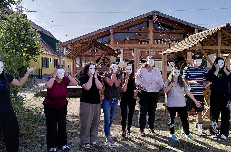 Gef&uuml;hle mit Maske