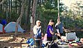 Lousia Kurtz mit dem Bild "Canoepacking-Trip in den Frühlingsferien mit den "Bear Bombers" (WCU, USA)