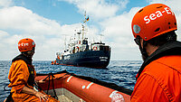 Einsatzboot in der Seenotrettung