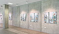 Blick in die Ausstellung in der Studiengalerie mit Werken von Goda Plaum
