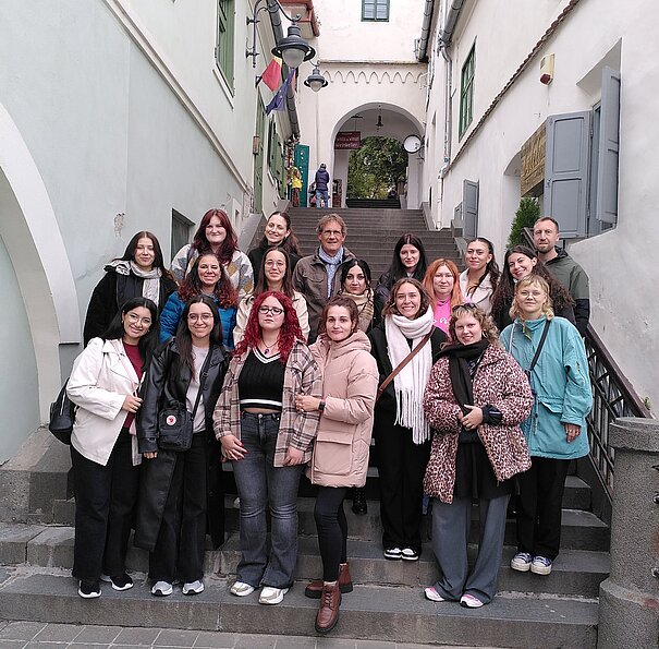Die Gruppe in Sibiu (Hermannstadt)