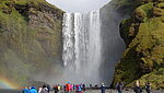 Bild eines Wasserfalls