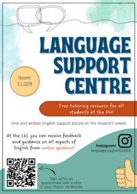 Anmeldeinformationen zum Language Support Centre