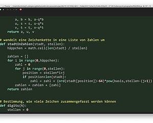 Programmcode in Python