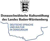 Wappen und Logo der Donauschwäbischen Kulturstiftung des Landes Baden-Württemberg