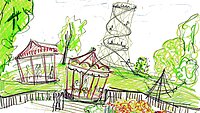 Zeichnung H&ouml;henpark Killesberg