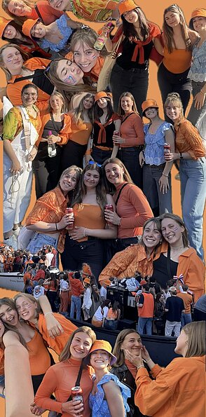 Anna Nappert mit dem Bild "Utrecht Kingsday Collage" (Marnix, Niederlande)