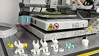 3D-Drucker beim Druckvorgang
