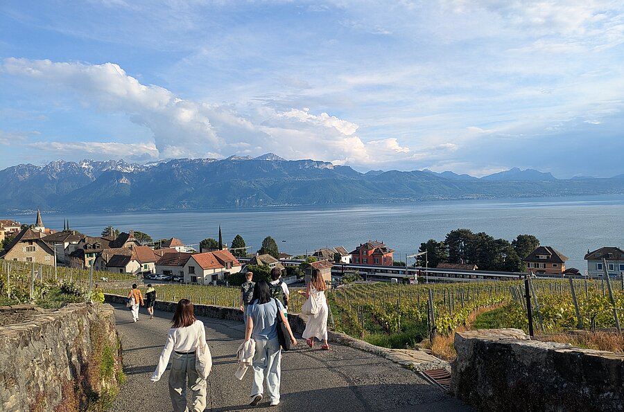 Laura Luft mit dem Bild "Weinwanderung_Lavaux1" (PH Zürich, Schweiz)