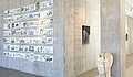 Blick in die Ausstellung in der Studiengalerie mit Werken der Studierenden